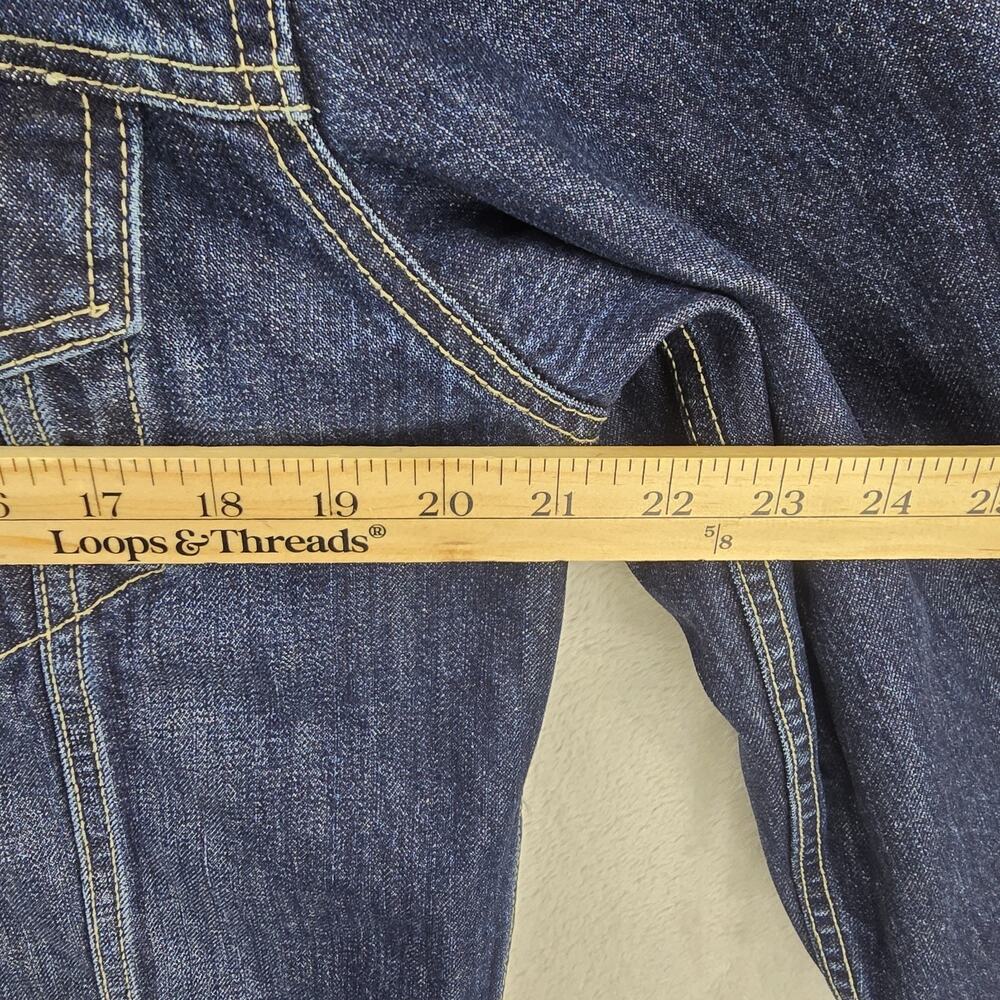 Vintage Dickies Denim Jacket Mens XL (Fits Medium) Blue Selvedge Type 2 90s Y2K - Picture 10 of 11